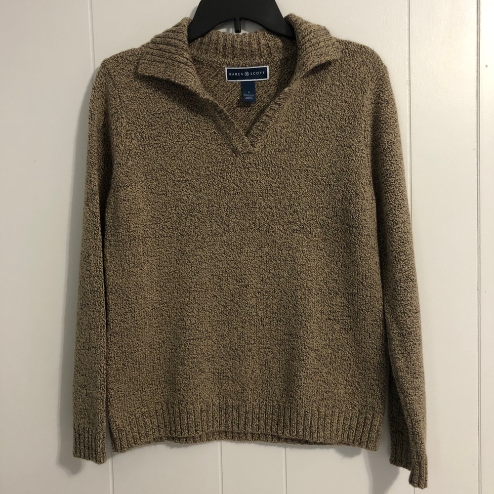 Karen Scott V-Neck Sweater Size Small